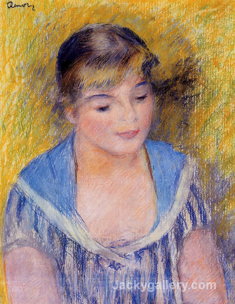 Bust of a Woman by Pierre Auguste Renoir paintings reproduction